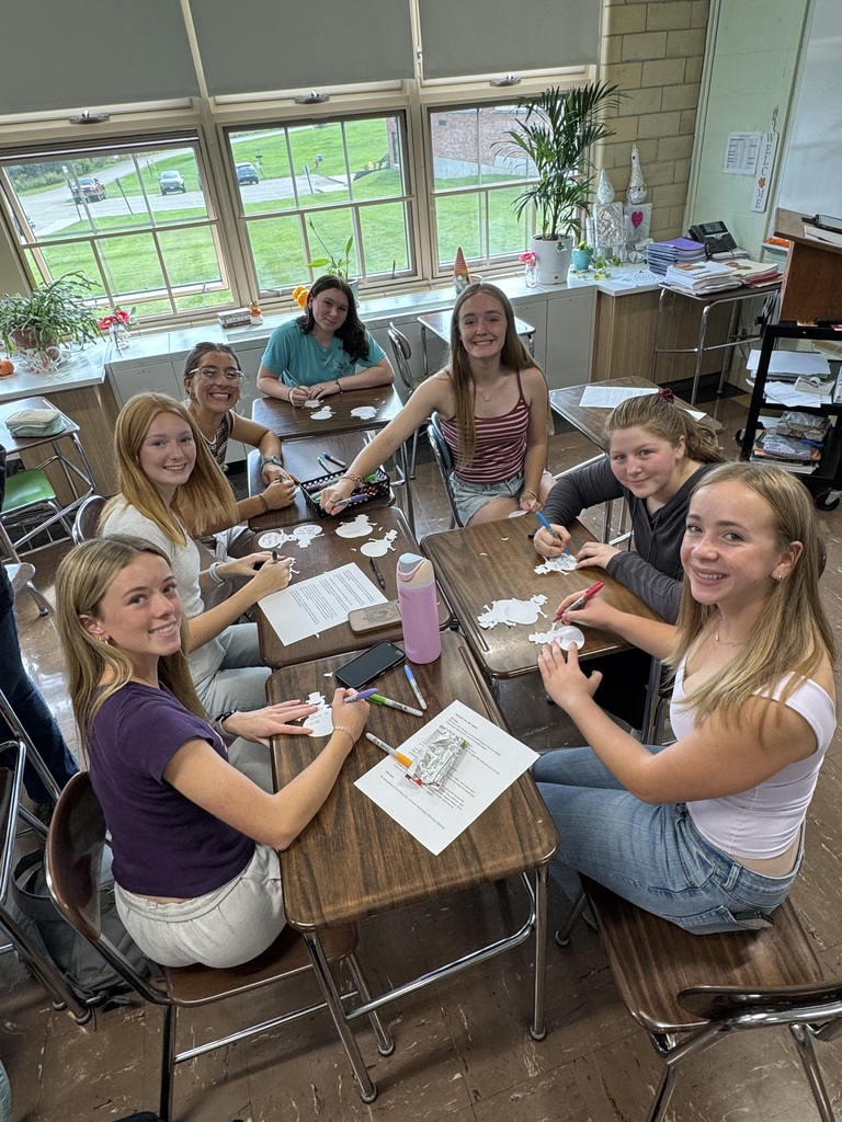 Key Club Students Collecting Items