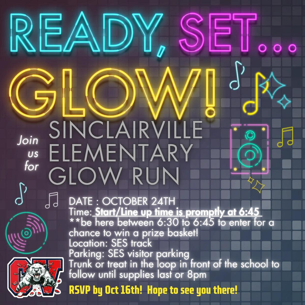 Ready, Set, Glow Flyer - details in post
