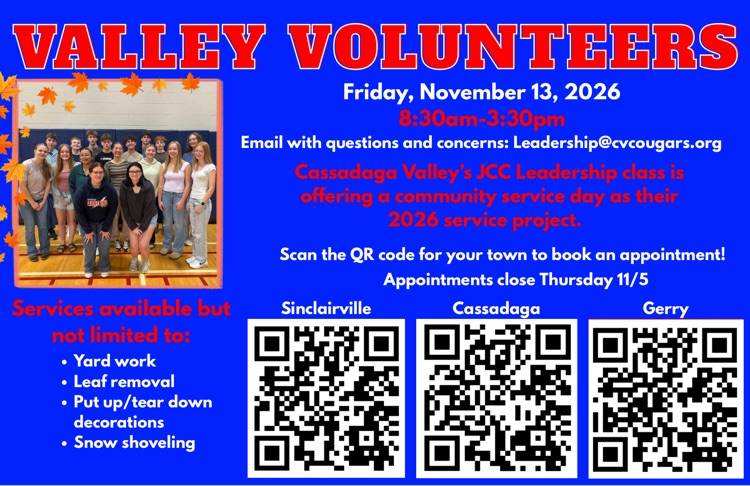 Valley Volunteers 11/13