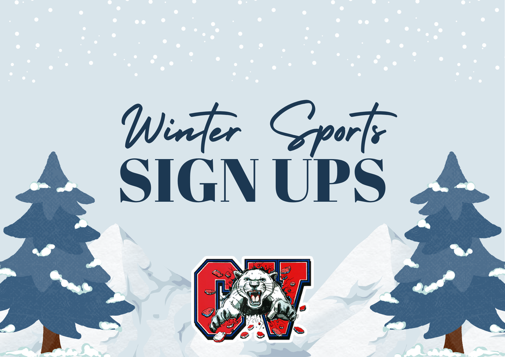 Winter Sports Sign Ups Flyer
