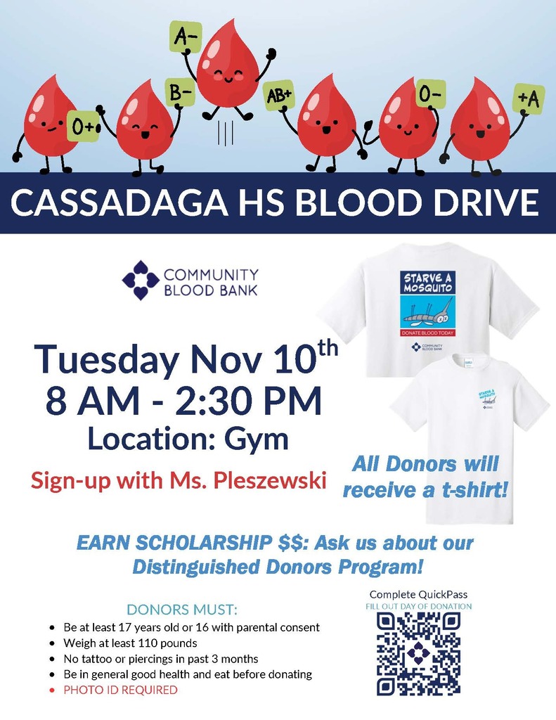 HS Blood Drive Flyer