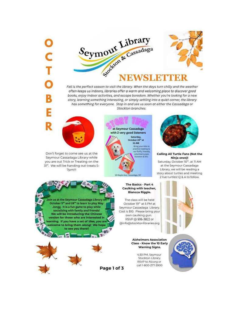 Seymour Library - Page 1