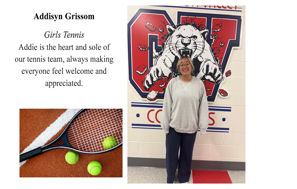 Addisyn Grissom - Girls Tennis