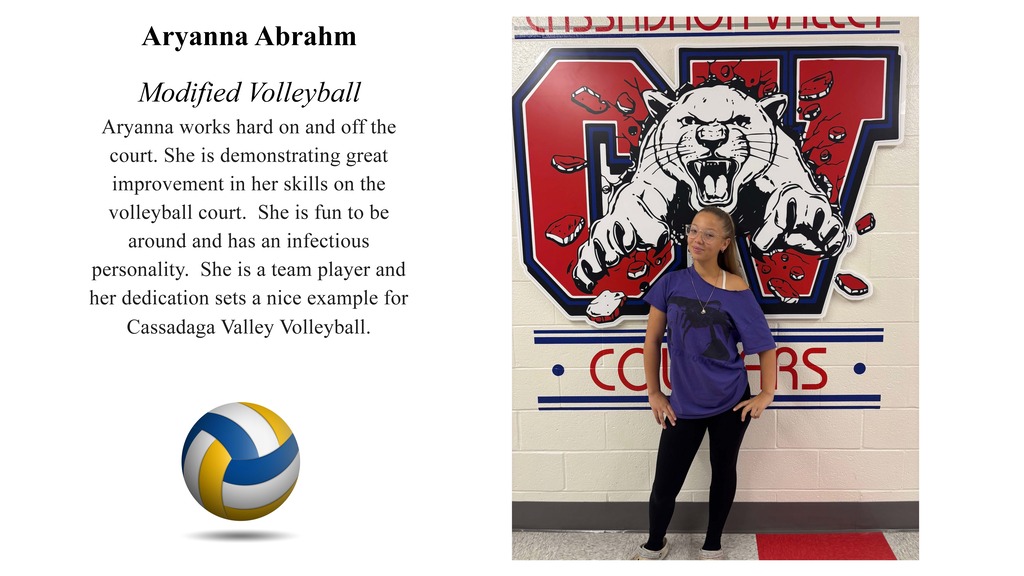 Aryanna Abrahm - Modified Volleyball