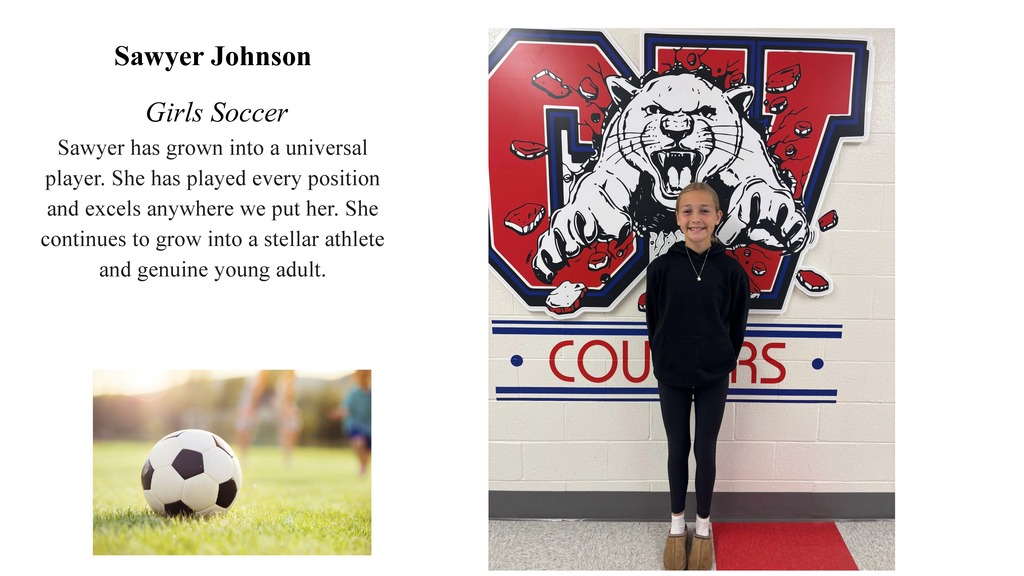 Sawyer Johnson - Girls Soccer