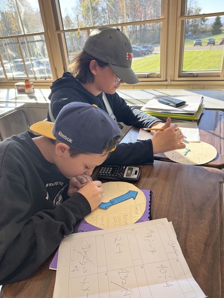 Integer Clocks Unit - students making clocks