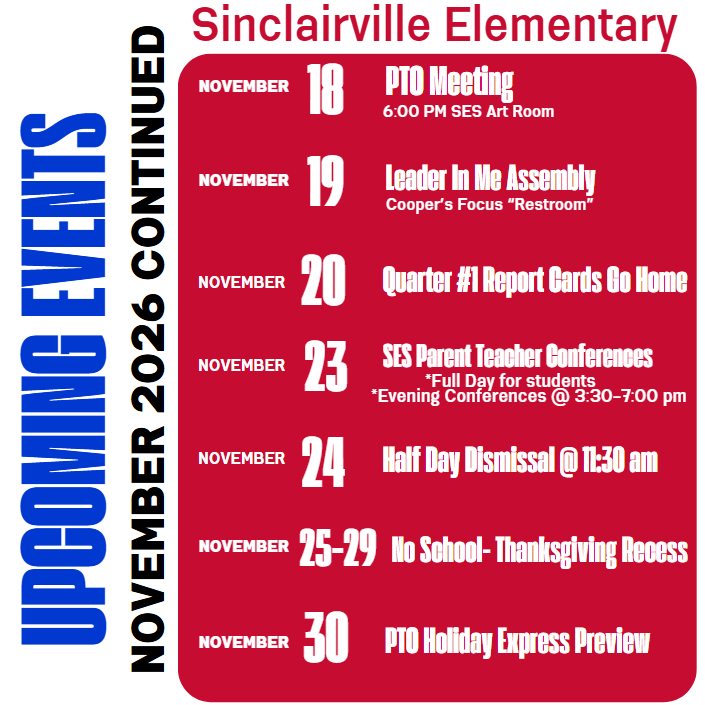SES events - November