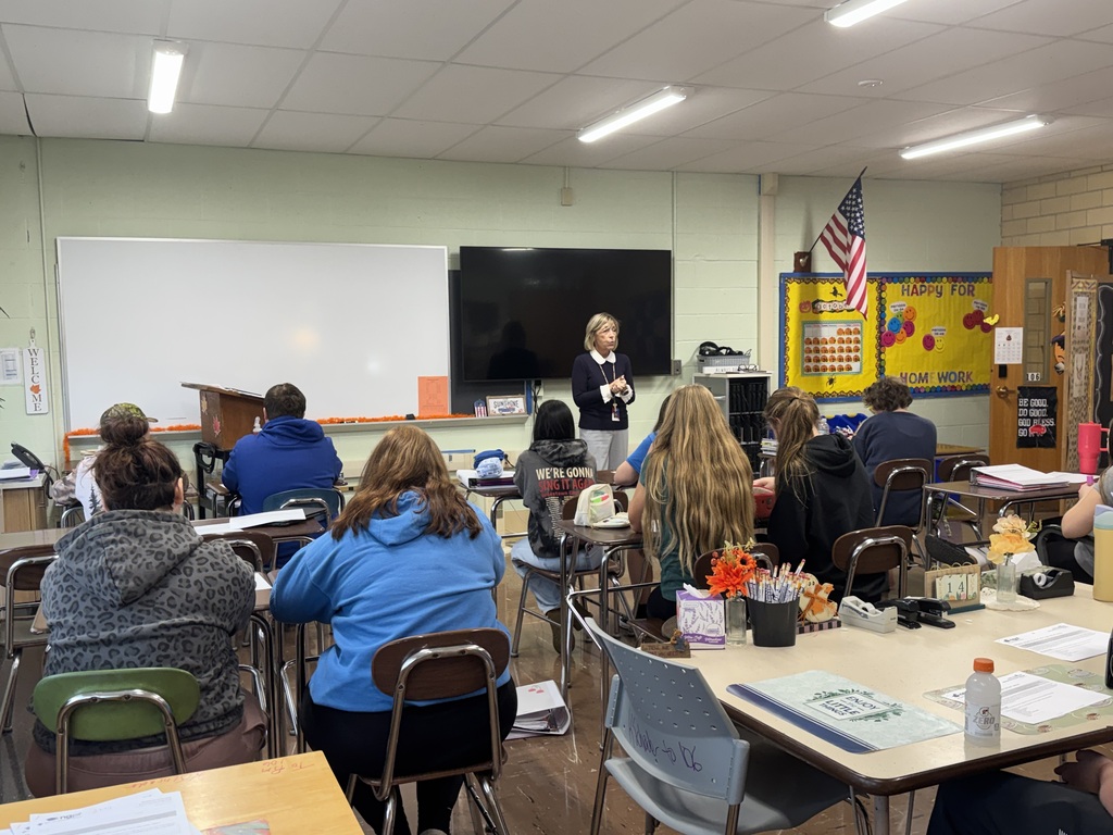 Marcy Sweetman in classroom