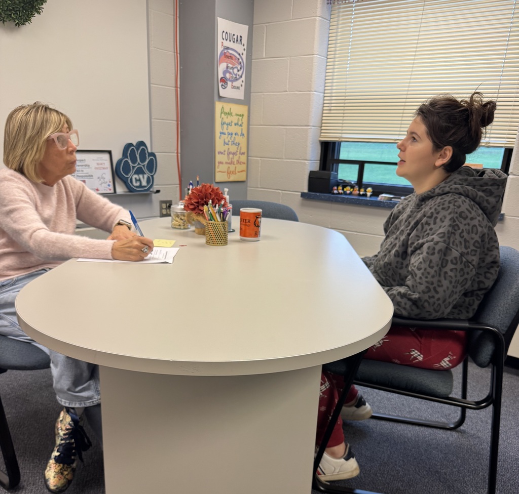 Student doing "mock interview"