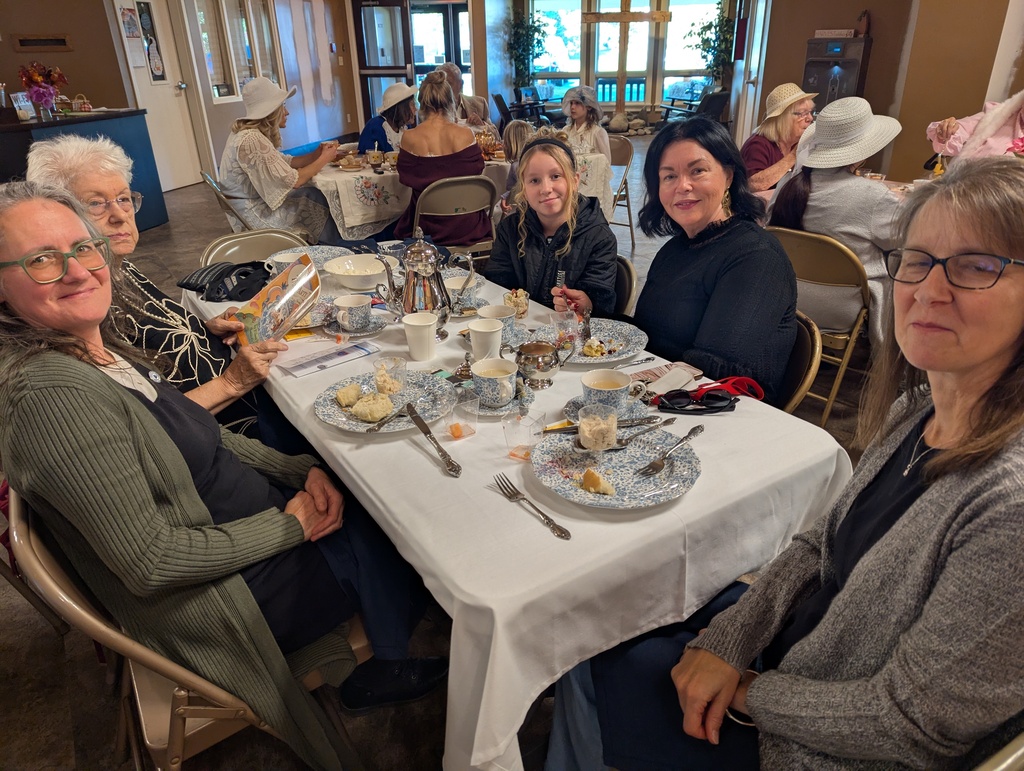 Key Club - people at Victoria Tea event