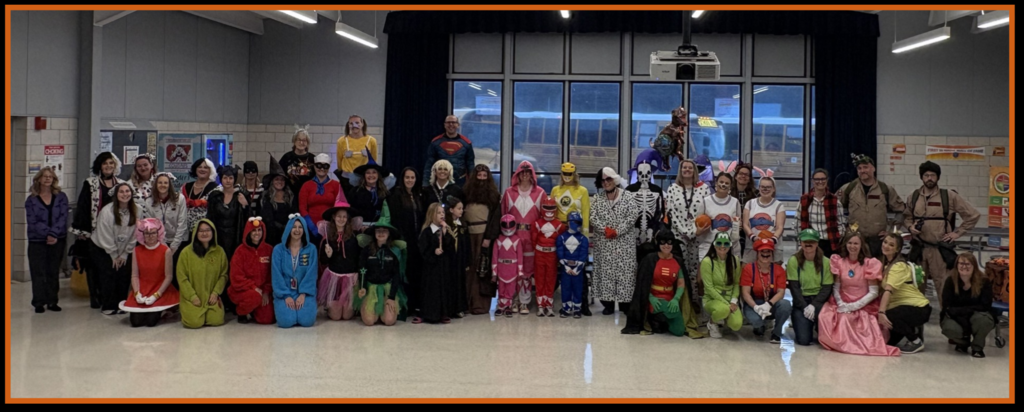 SES Staff in Halloween costumes 