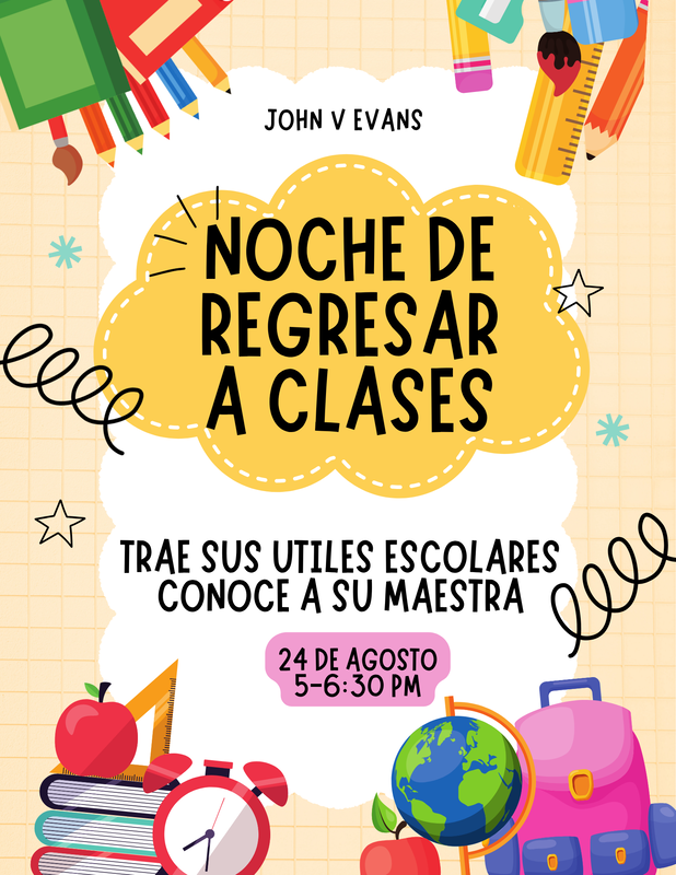 Noche de regresar a clases
