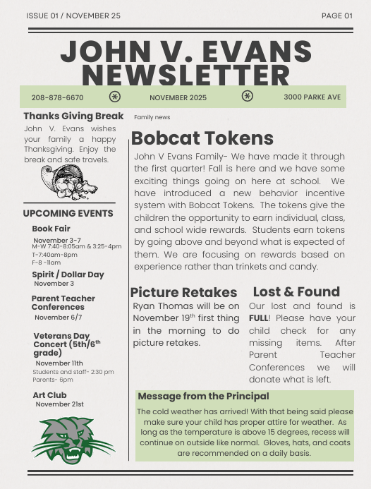 November Newsletter