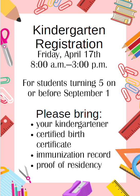 Kinder Registration 26/27