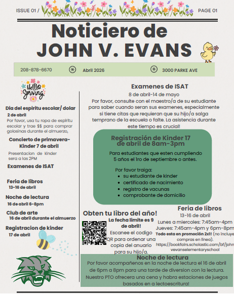 Spanish Abril Noticiero