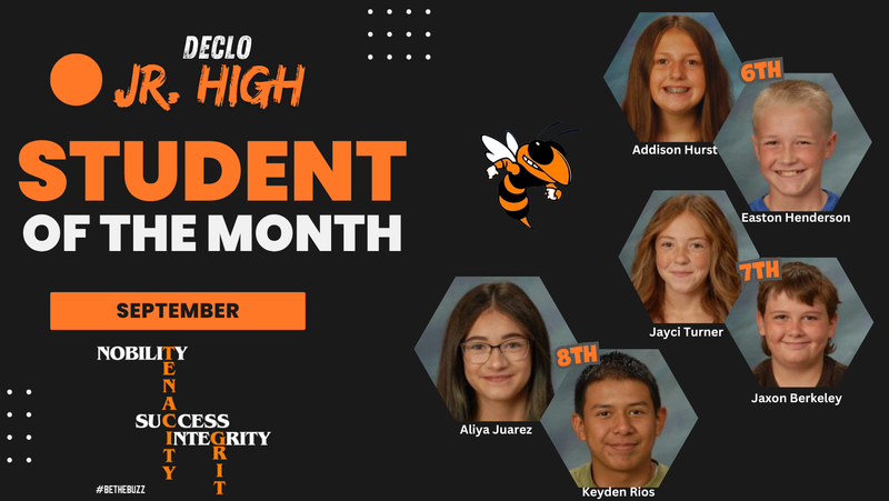 Student of the Month for September