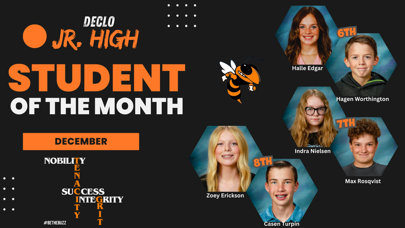 Student of the Month for December