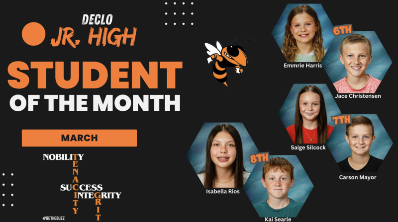 Student of the Month for March