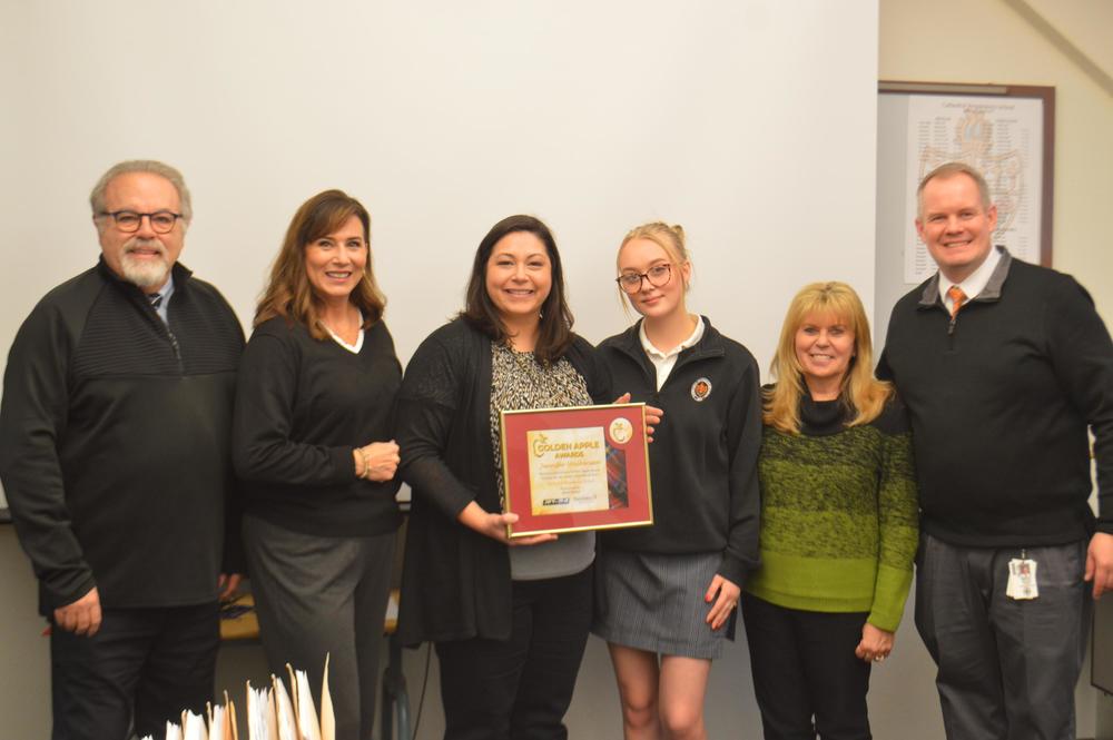 Mackensen Wins Golden Apple Award Cathedral Preparatory School Mackensen Wins Golden Apple Award Cathedral Preparatory School