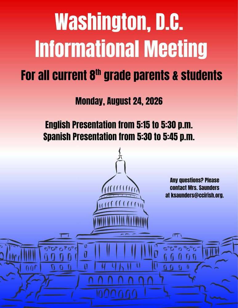 Washington d.c. trip info meeting