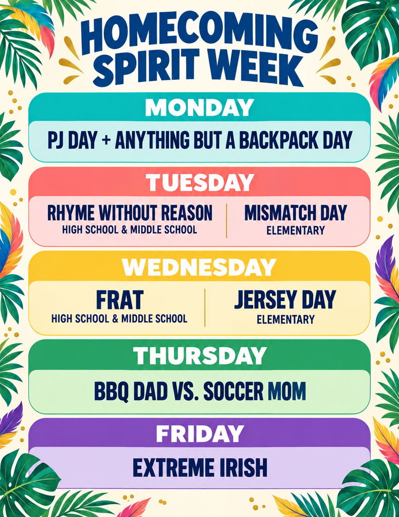 homecoming spirit week themes
