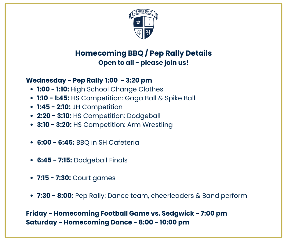 Homecoming BBQ : Pep RAlly