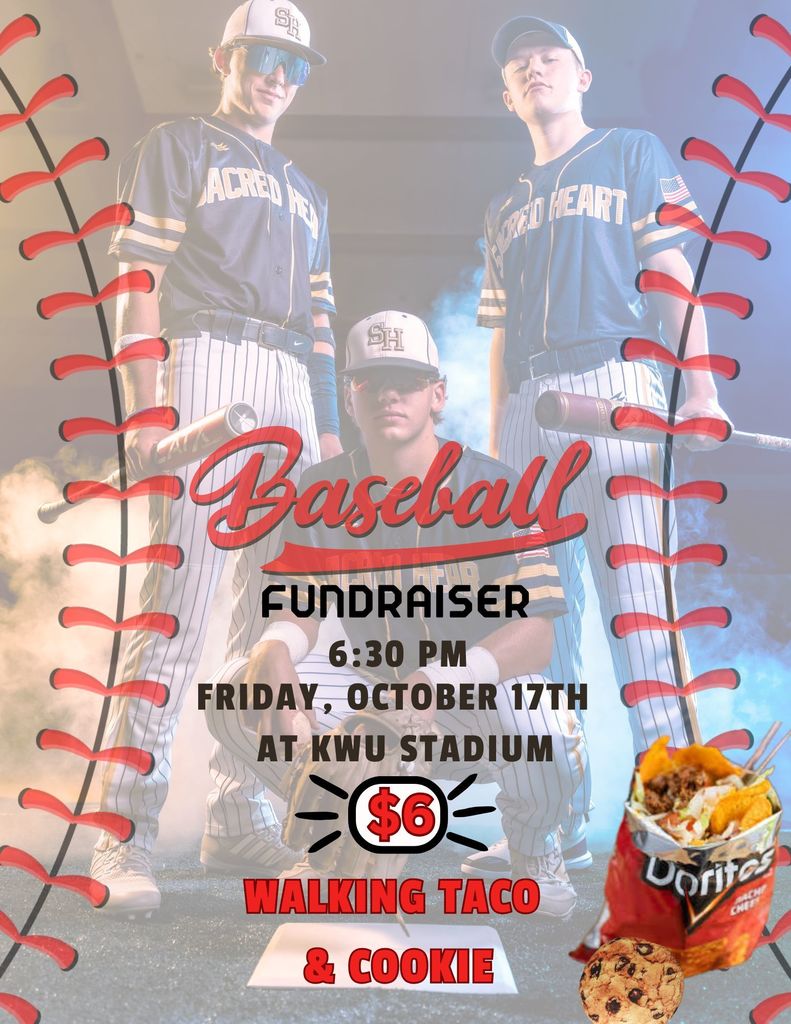 Red And White Illustrated Vintage Baseball Championship Invitation Flyer-4