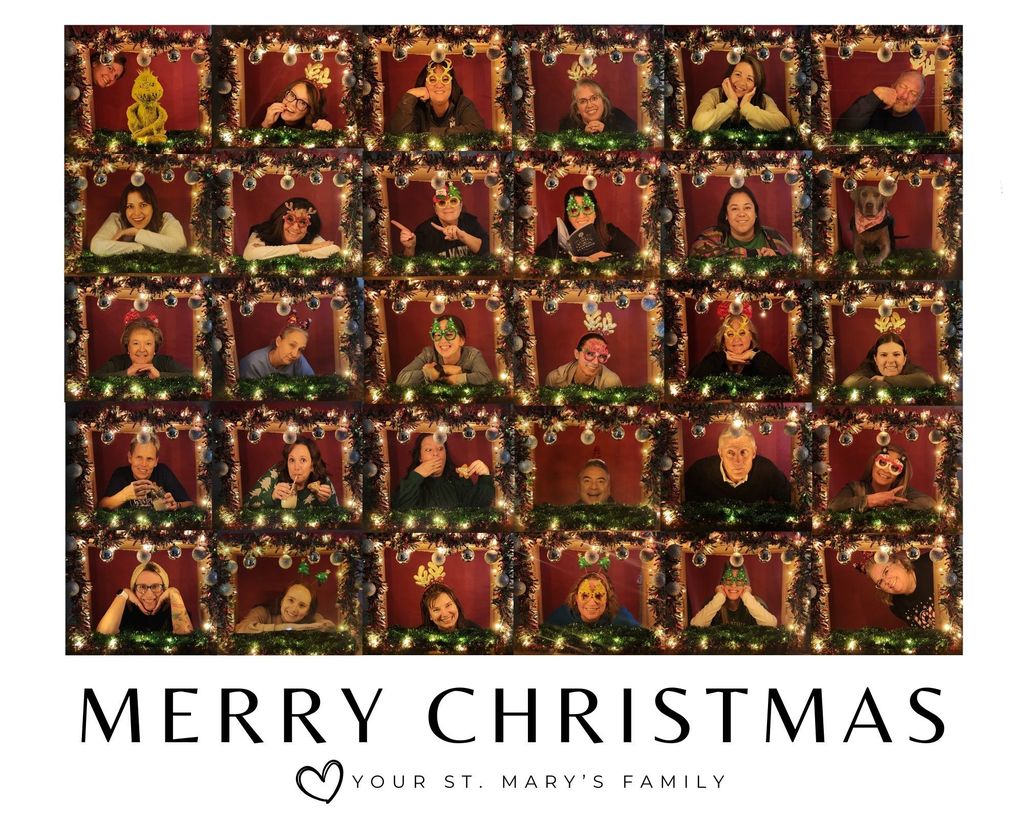 St. Mary's Grade School Staff Christmas Card