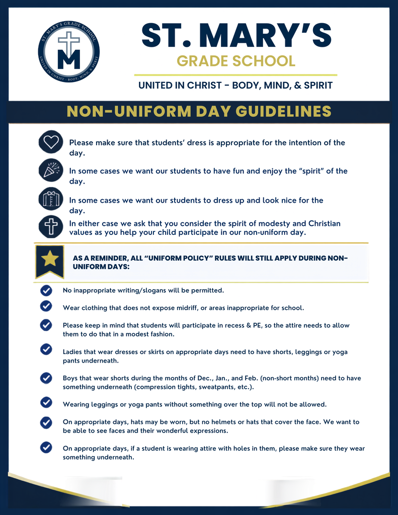 No Uniform Guidlines