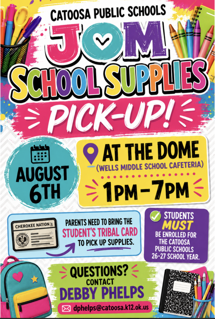 JOM School Supply Pick Up!