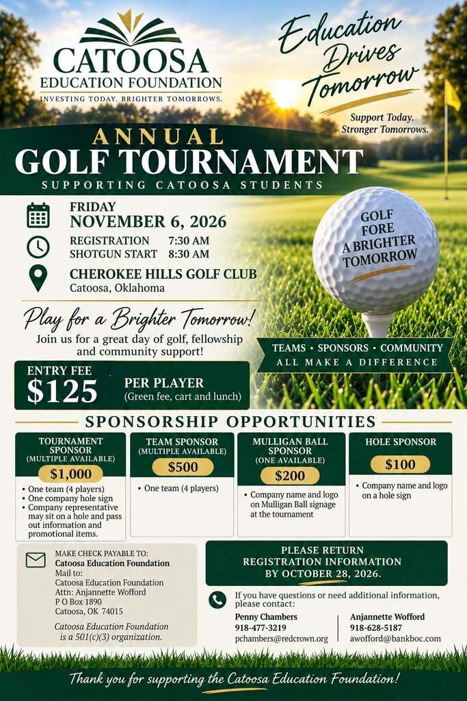 Catoosa Education Foundation Annual Golf Tournament