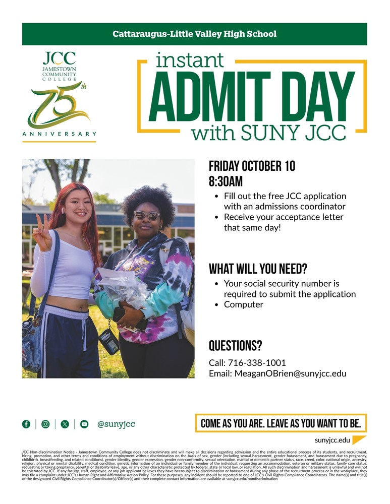 JCC Instant Admit Day!
