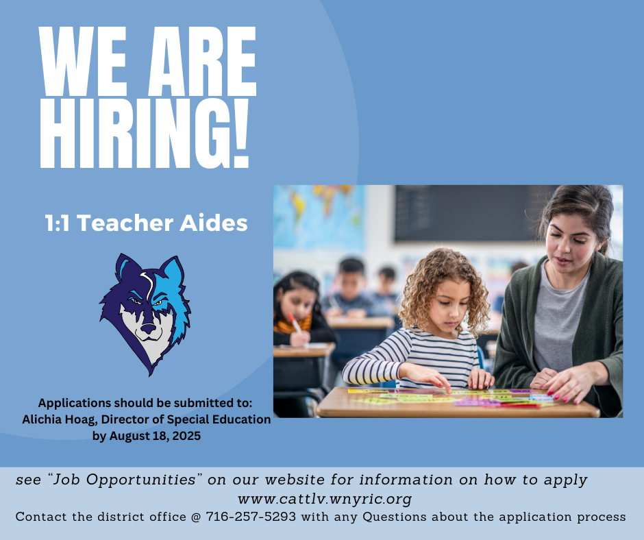 11 Teacher Aide Applications due 8-18-25