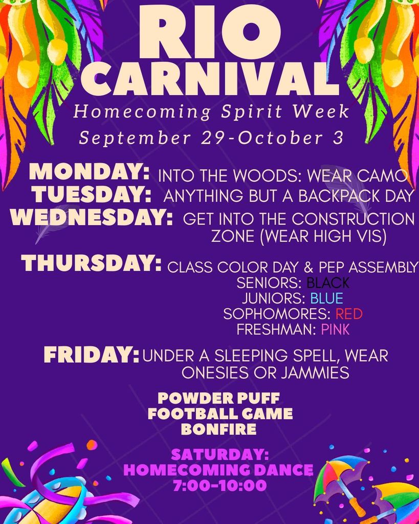 High School Spirit Week