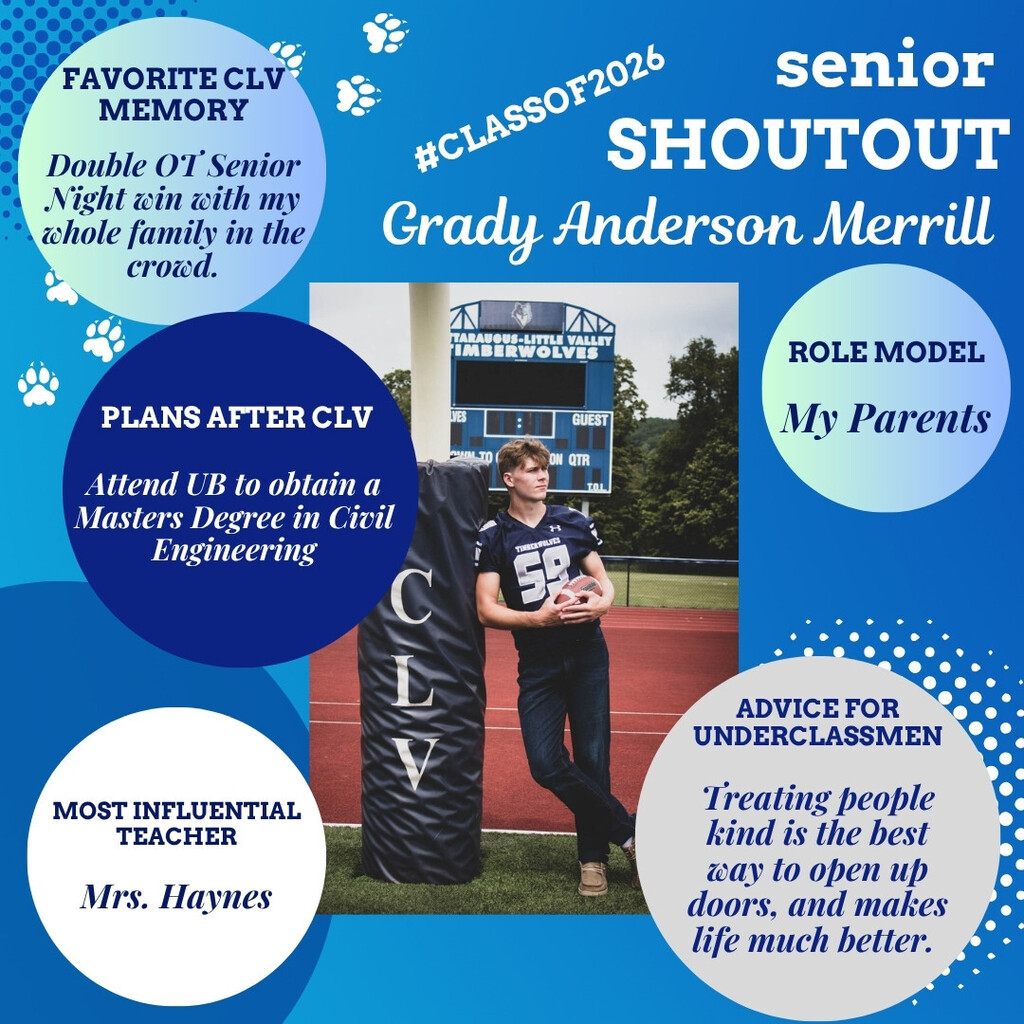 Senior Shout out