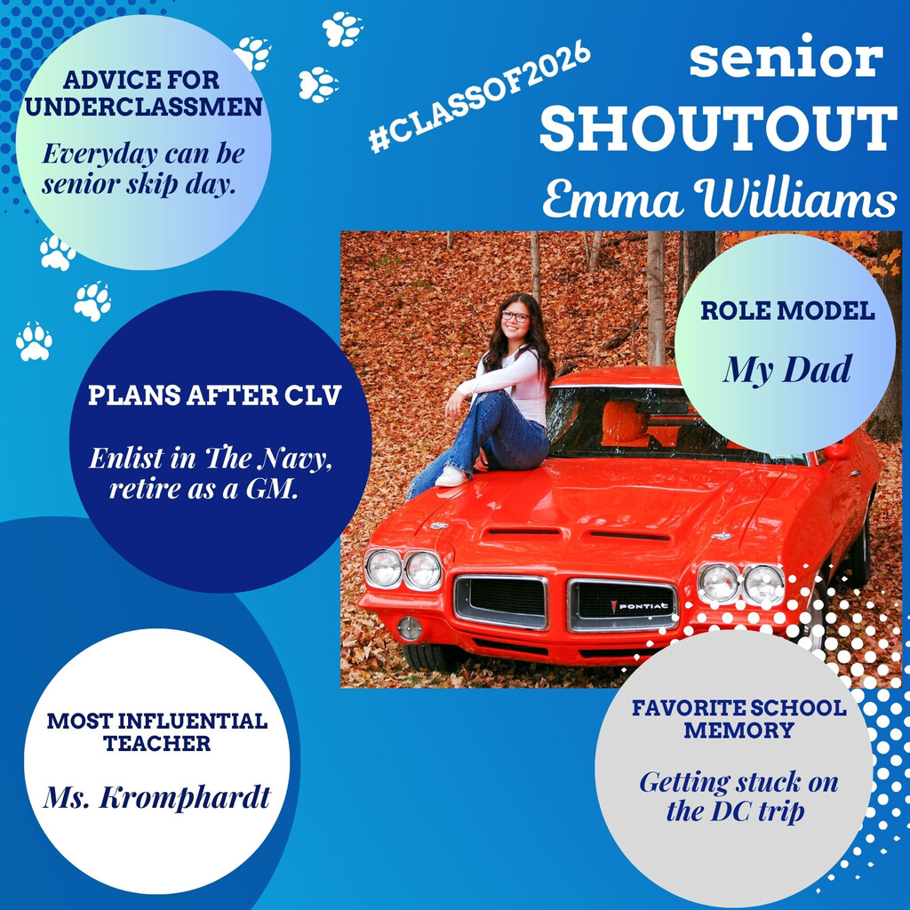 Senior Shout out