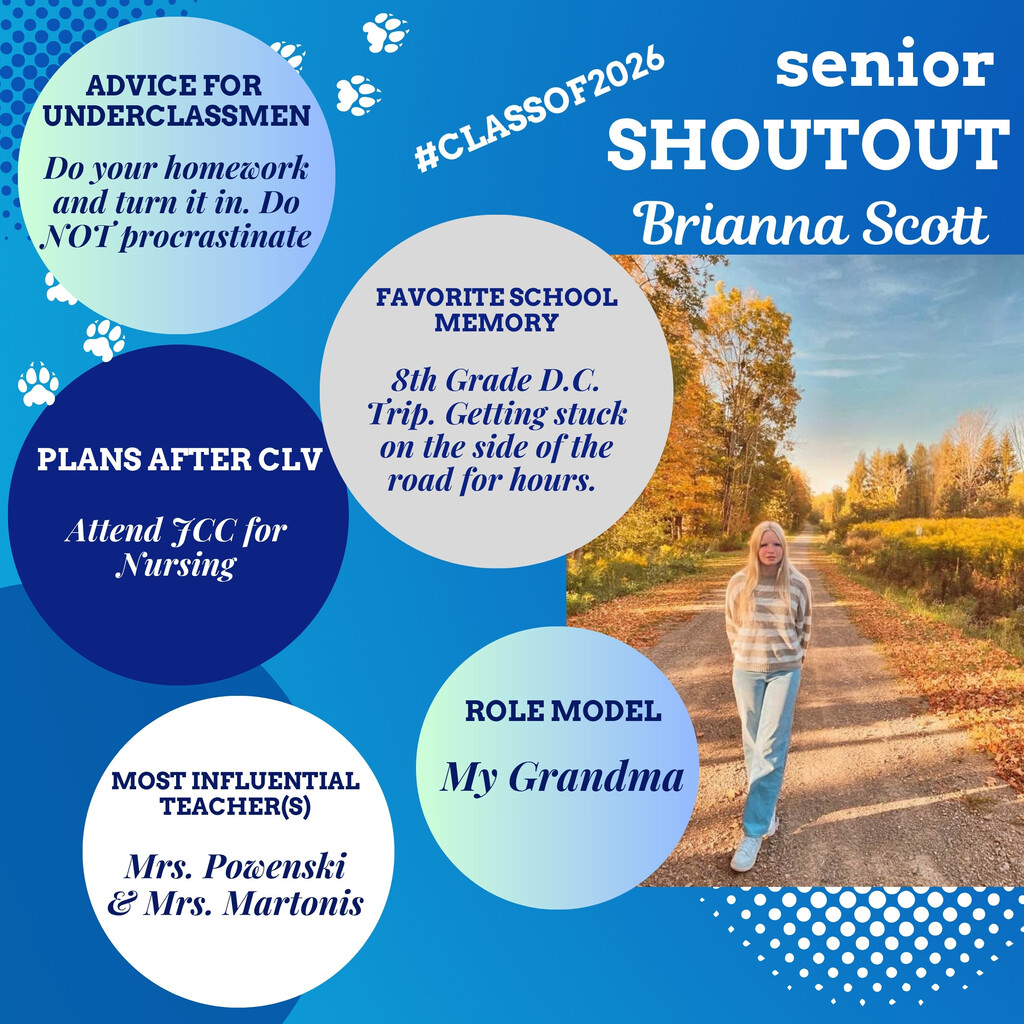 Senior Shout out