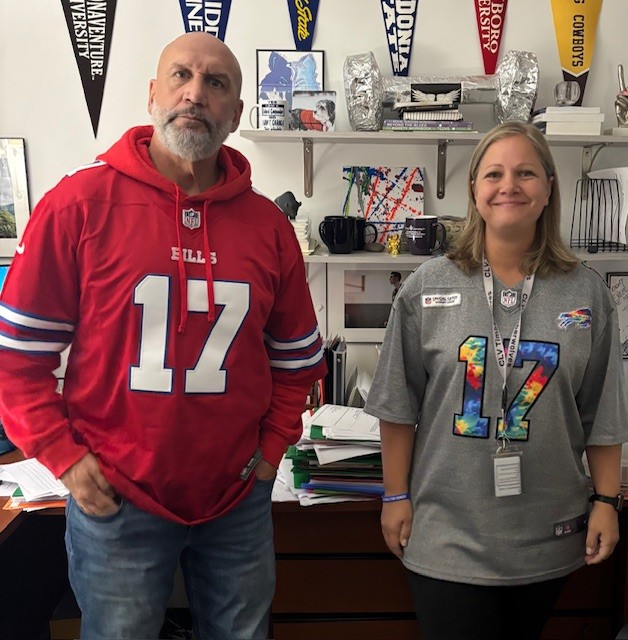 Staff Members in Bills Gear