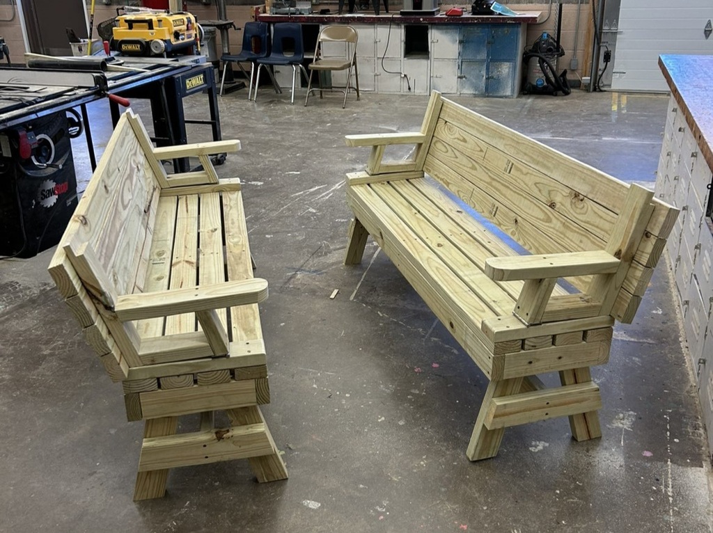Jr. Class Raffle Bench