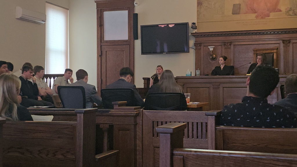 On the stand