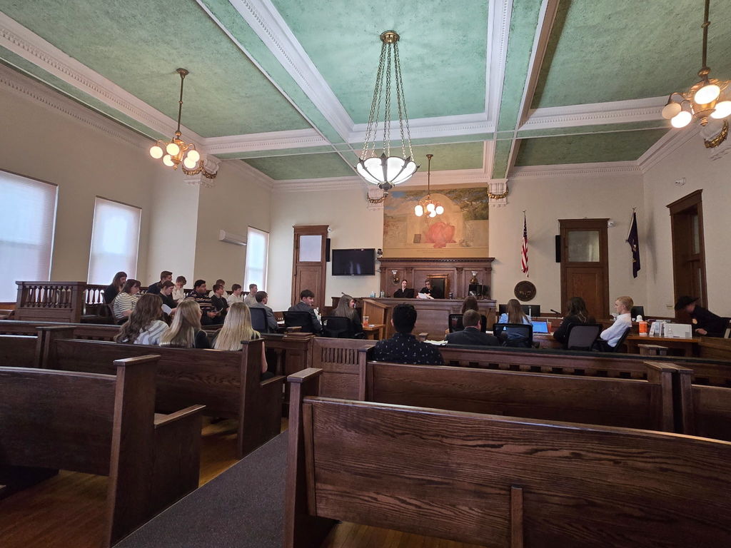 The courtroom 
