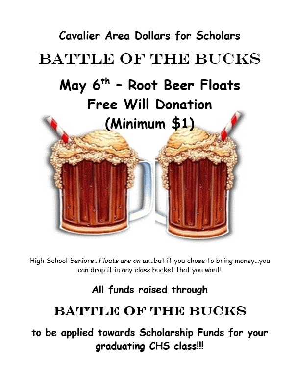 Battle of the Bucks- Root Beer Float fundraiser