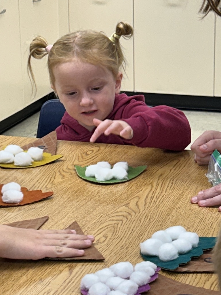 Ice cream cone counting activity