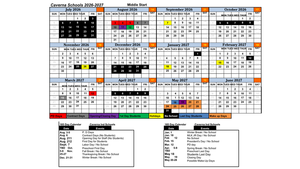 School Calendar