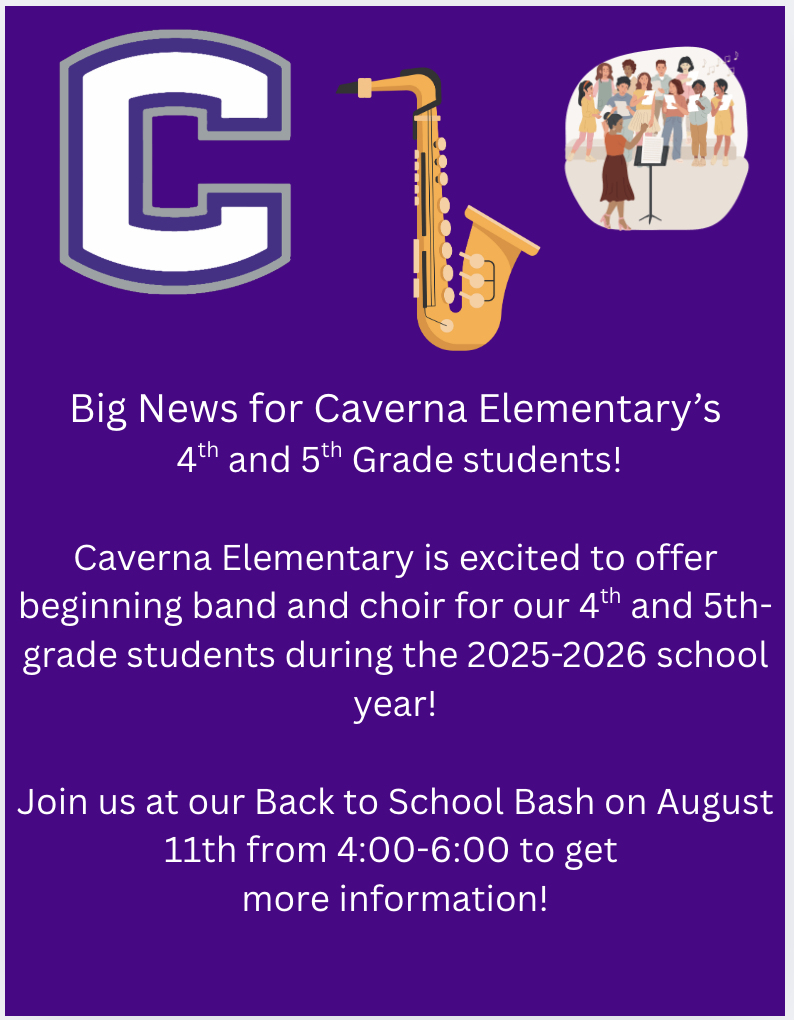 Beginning band and music at CES