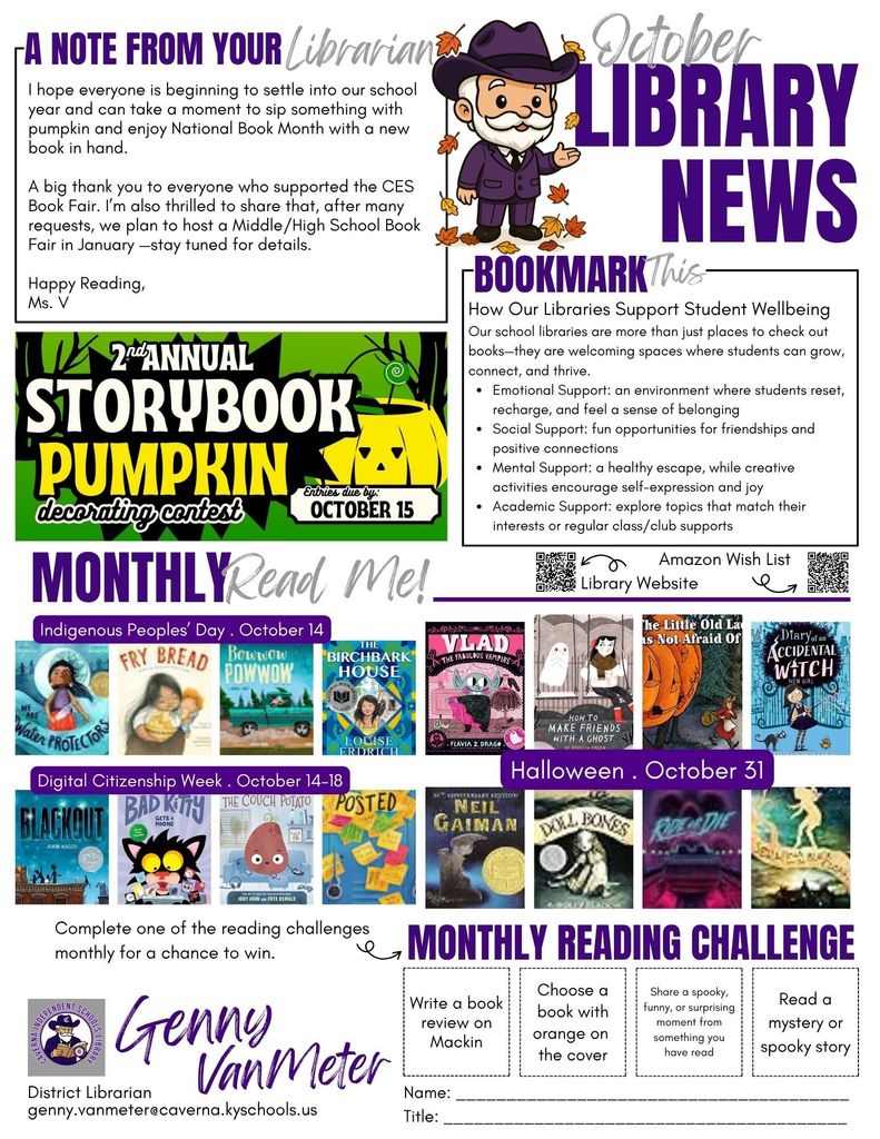 October Library News