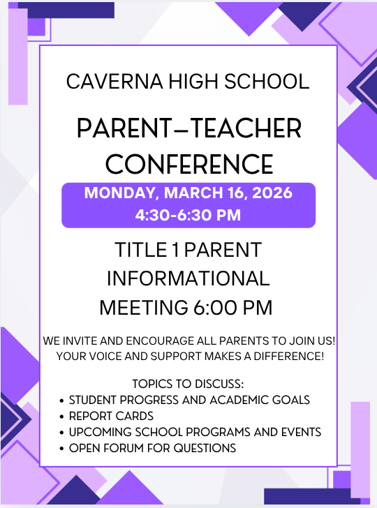 Parent Teacher Conference Flyer