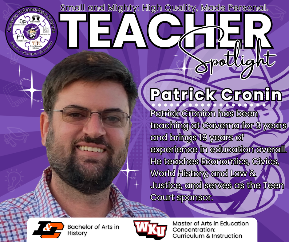 Mr. Cronin Teacher Spotlight