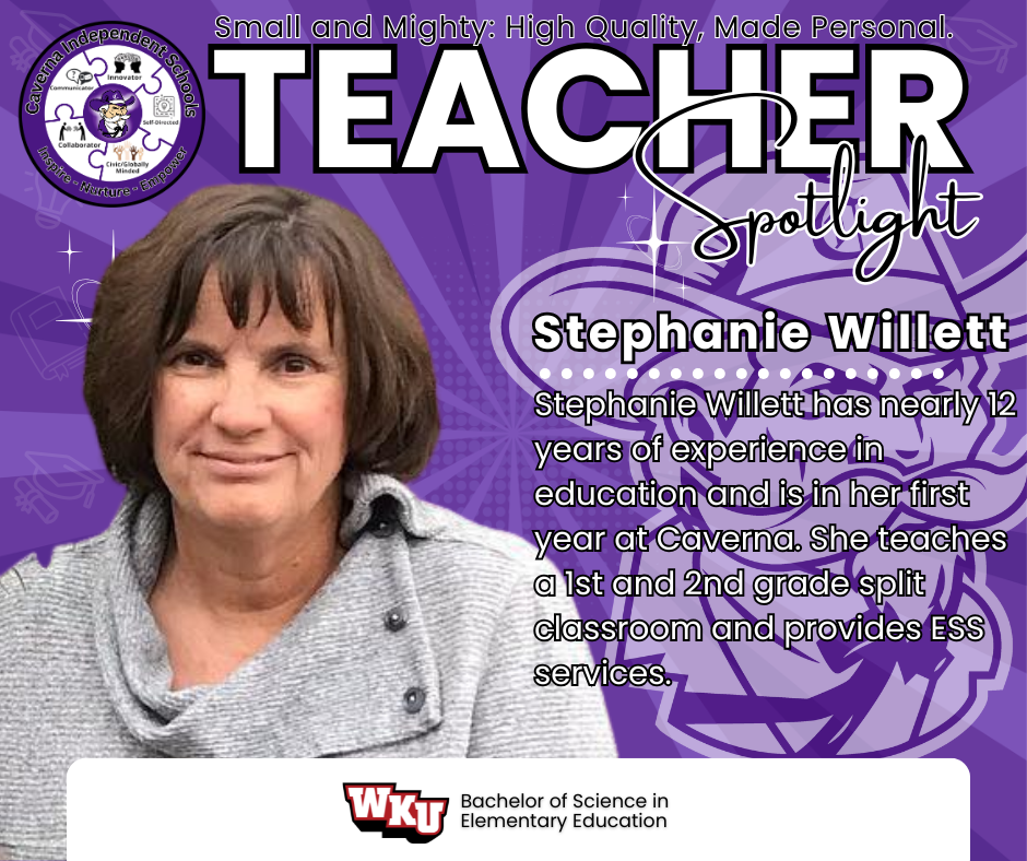 Ms. Willett Teacher Spotlight post