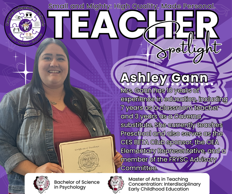 Mrs. Gann Teacher Spotlight